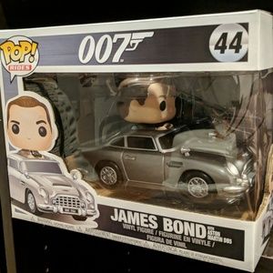 James Bond with Aston Martin D85 Funko Pop
